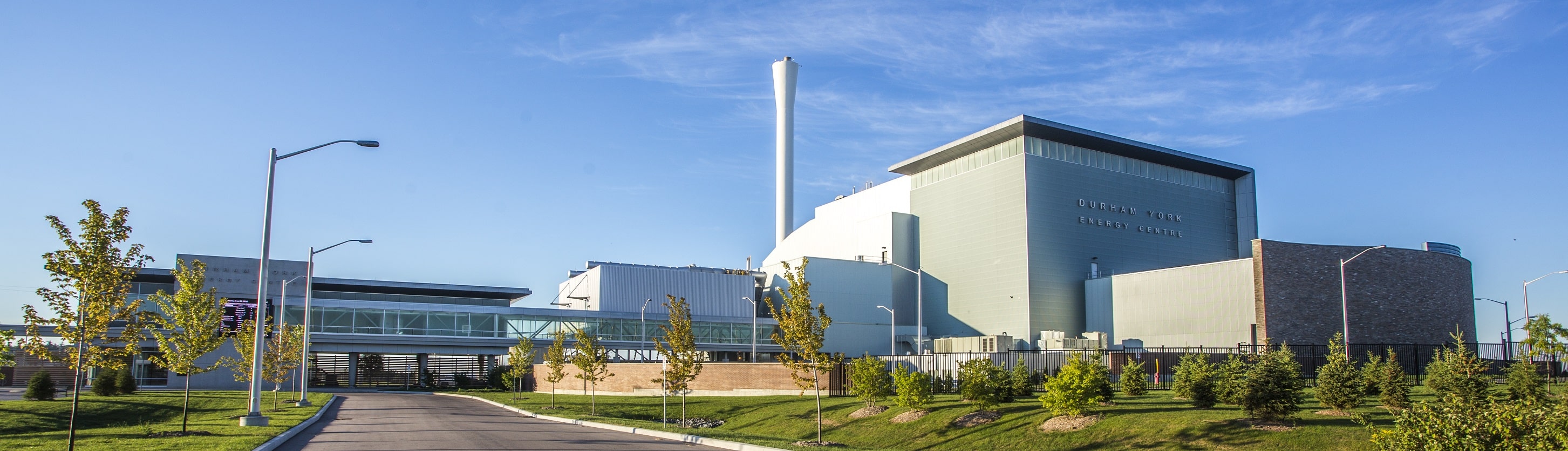 Outside view of the Durham York Energy Centre